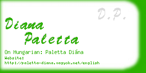 diana paletta business card